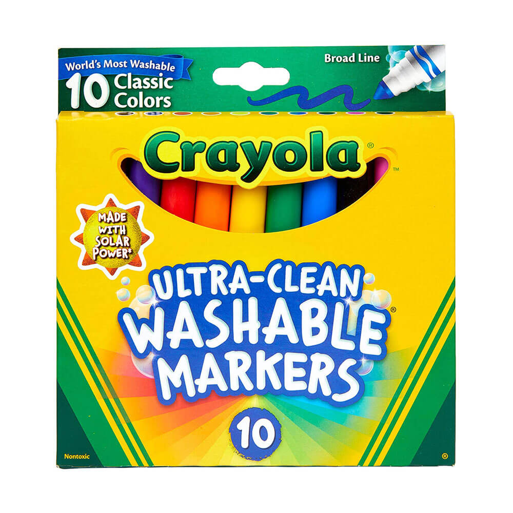 Crayola lavable Broadline Marker 10pk