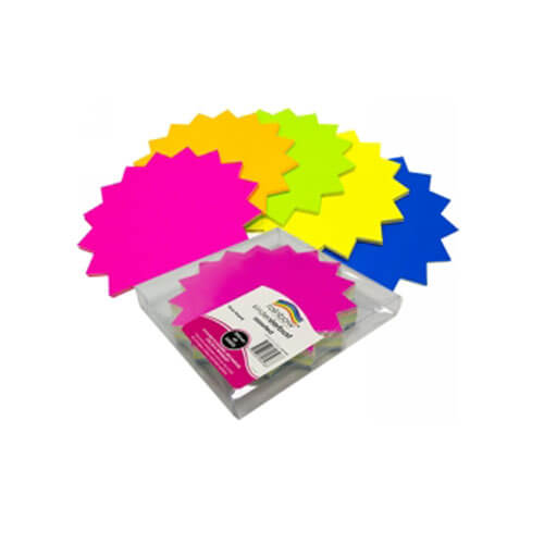 Rainbow Starburst Single Sided Board 300gsm 60pk