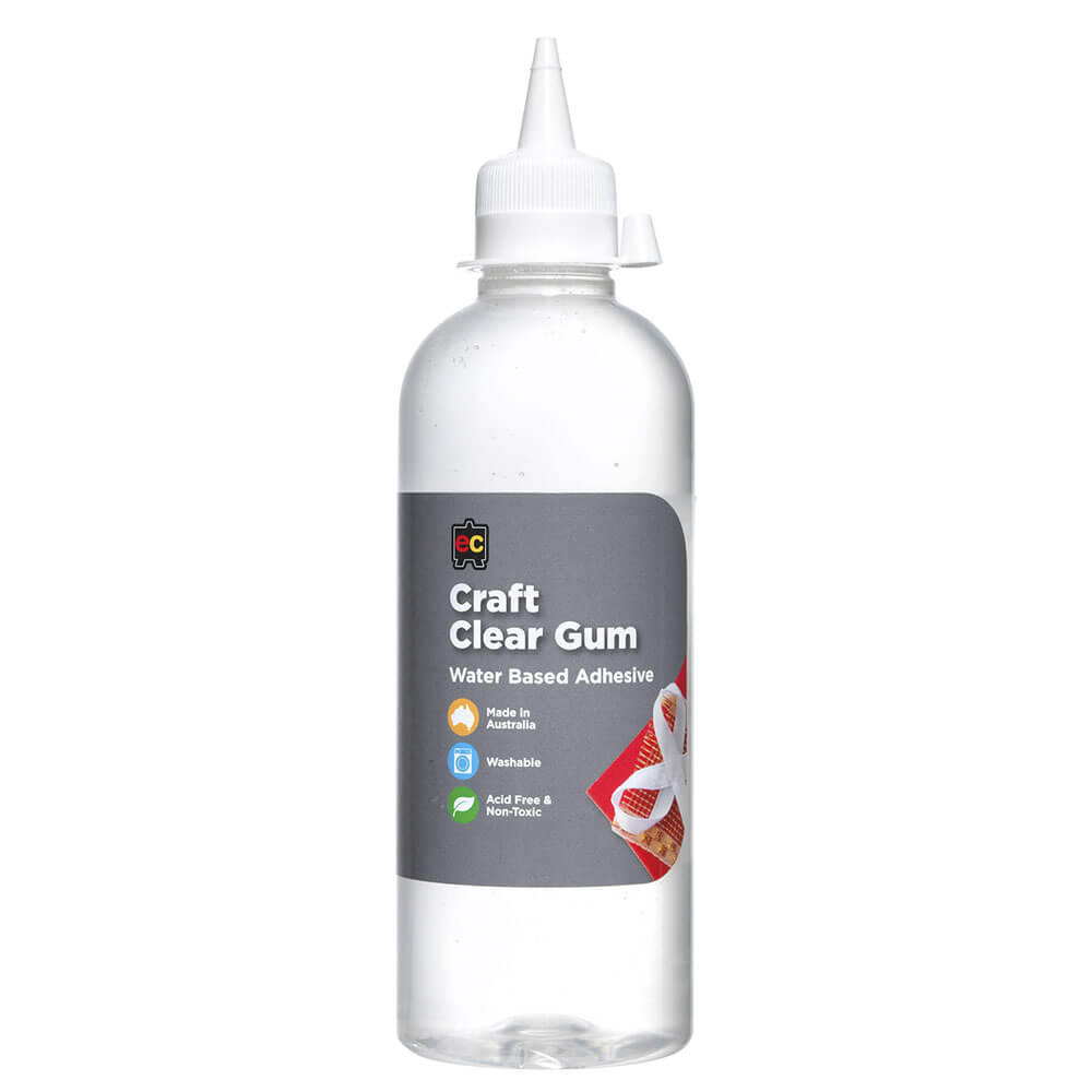 EC Craft Gum Agua Glue adhesivo a base de agua (transparente)