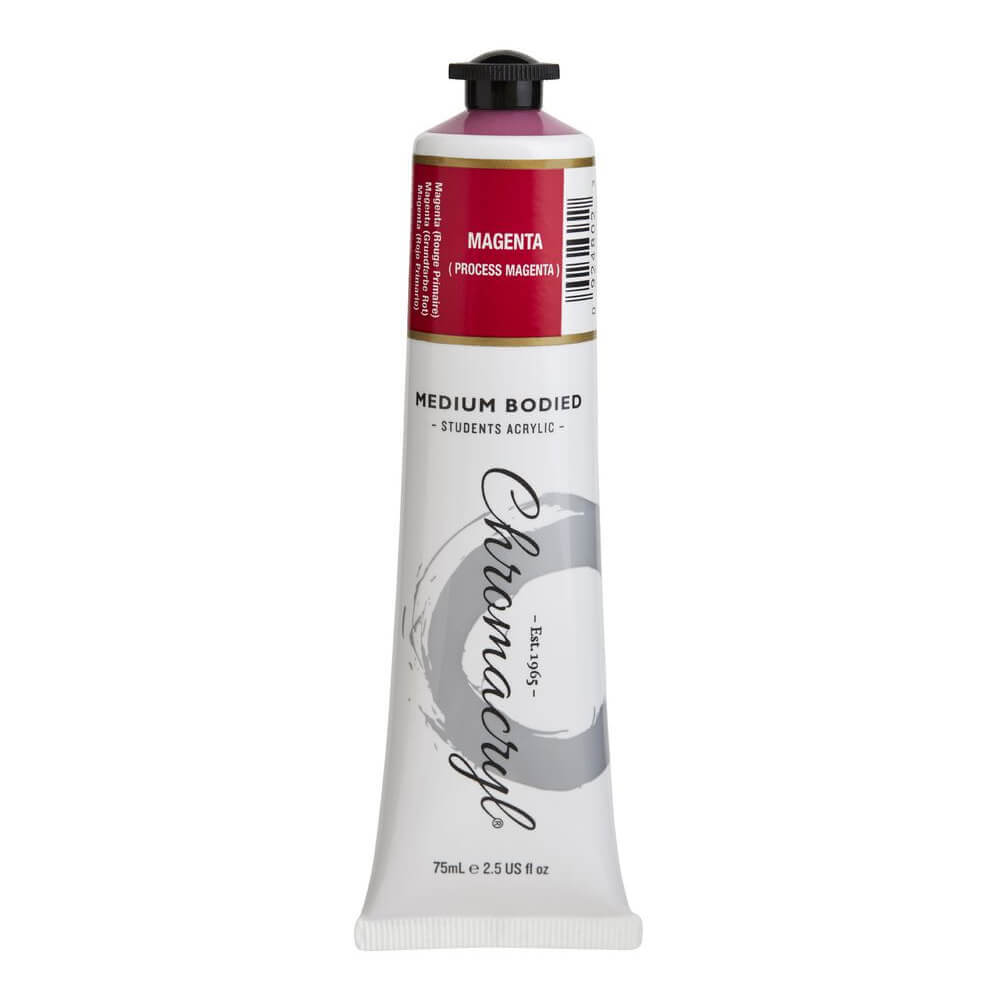 Pintura acrílica de los estudiantes de Chromacryl 75ml