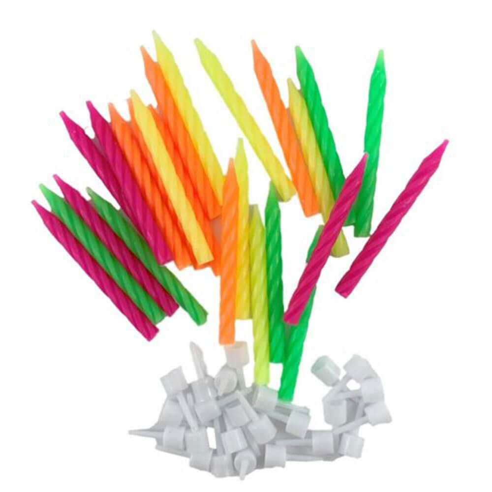 Velas de cumpleaños de Alpen con titulares (24pk)