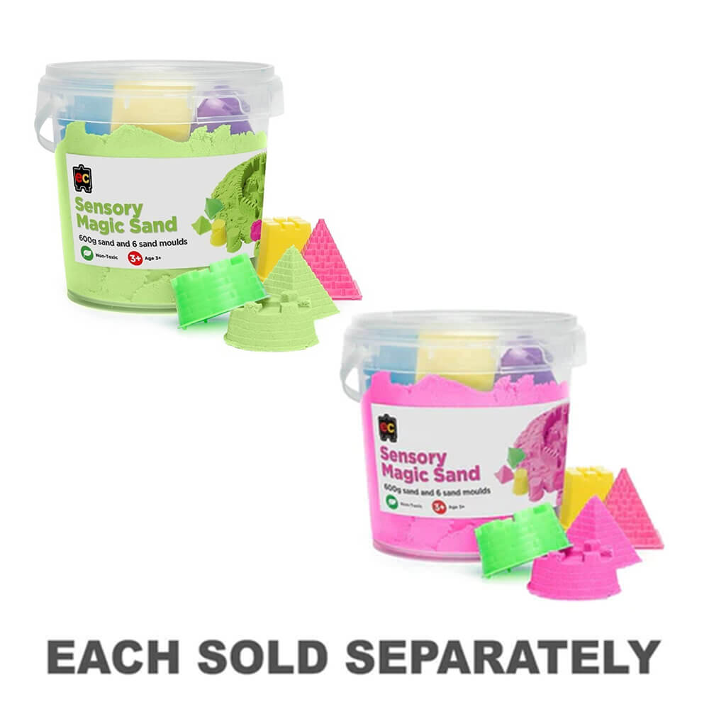 EC Sensory Magic Sand met 6 mallen 600 g