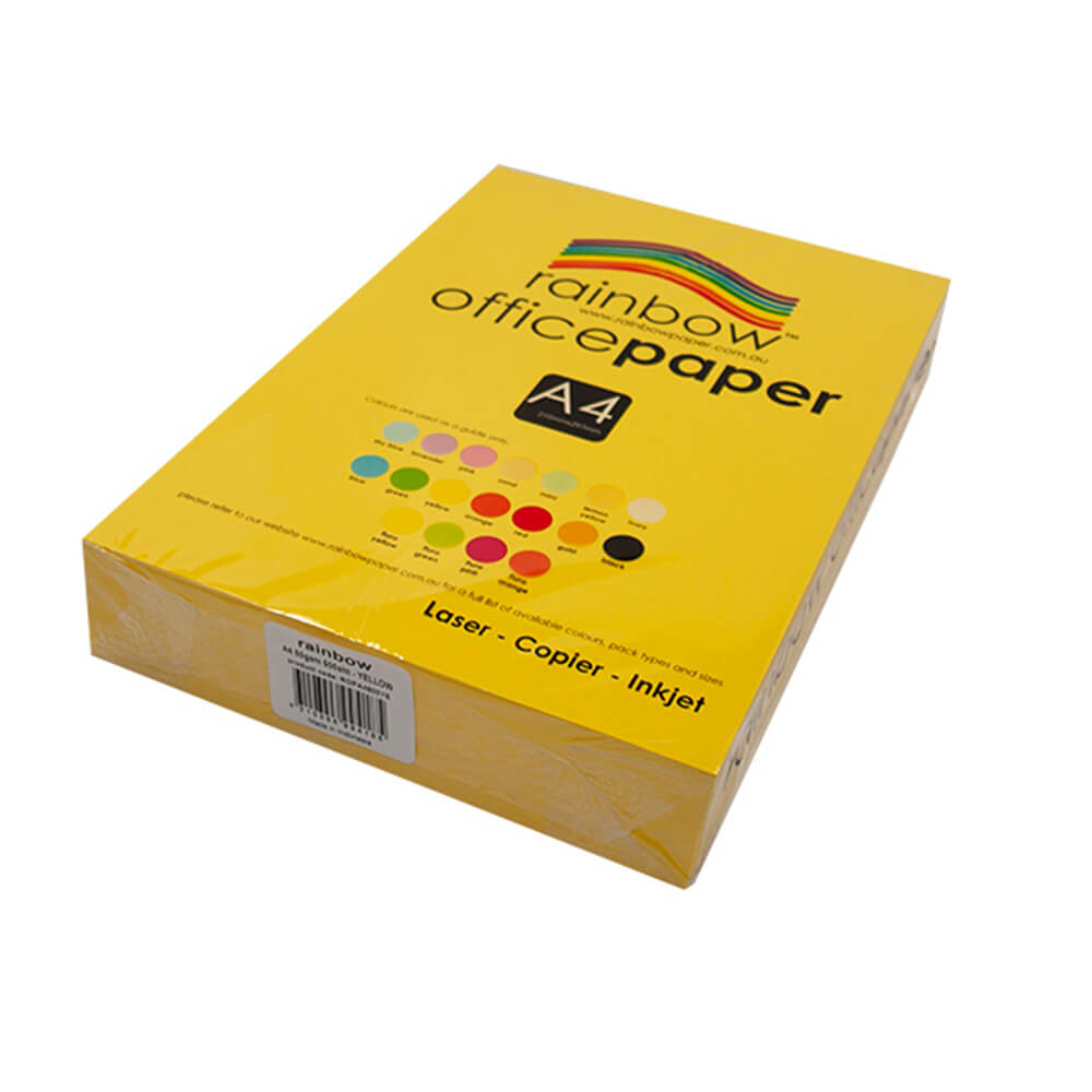  Regenbogenfarbenes A4-Bürokopierpapier (80 g/m²)