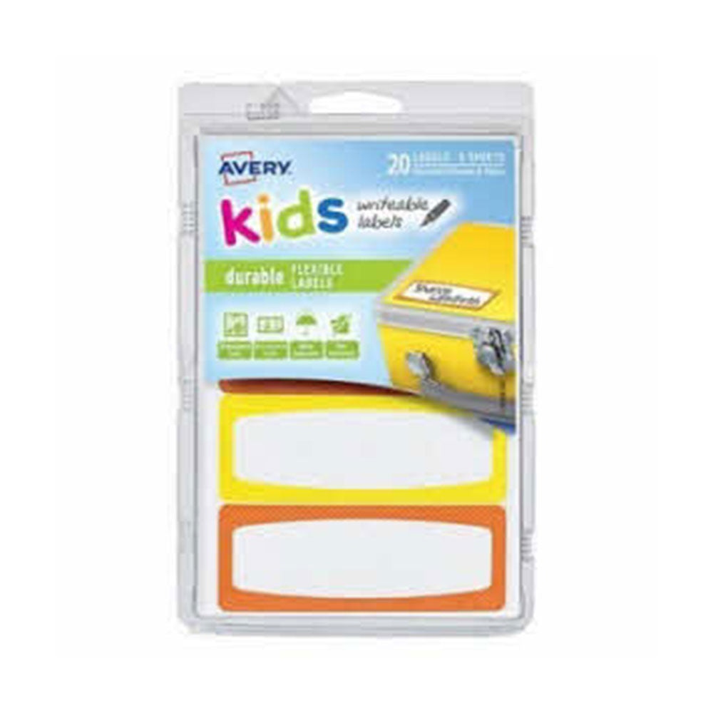 Avery Writable Kids ID -etiketter 20st (89x32mm)