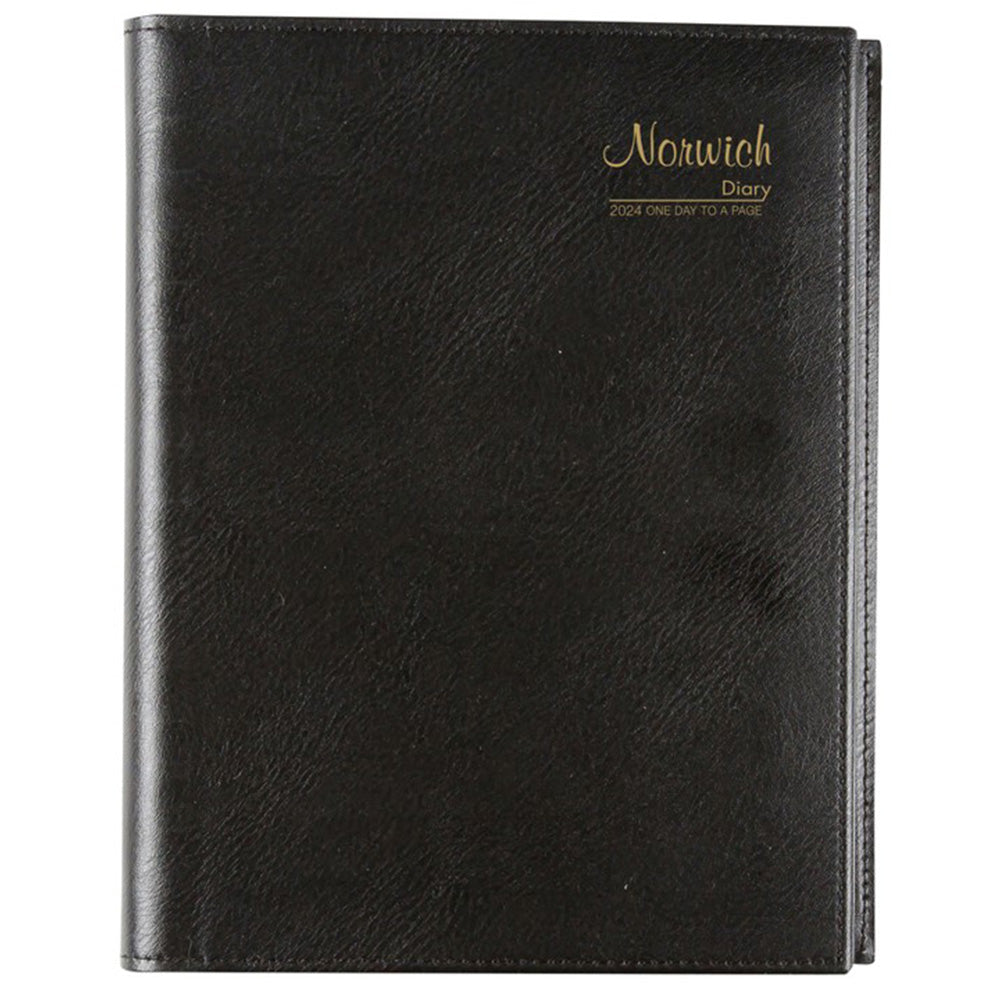 Cumberland Norwich A4 2024 Diary (zwart)