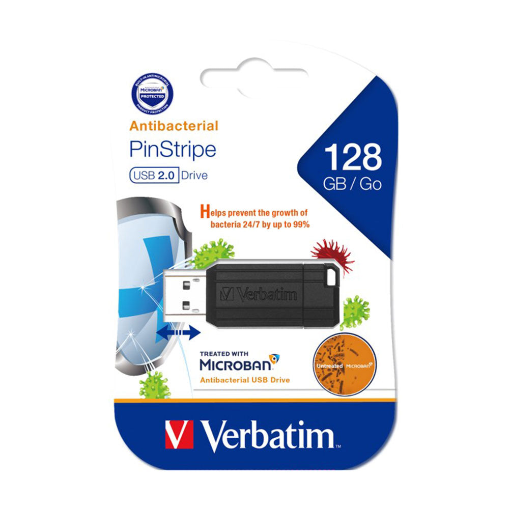 Verbatim Store n Go Microban 2.0 USB Drive (czarny)