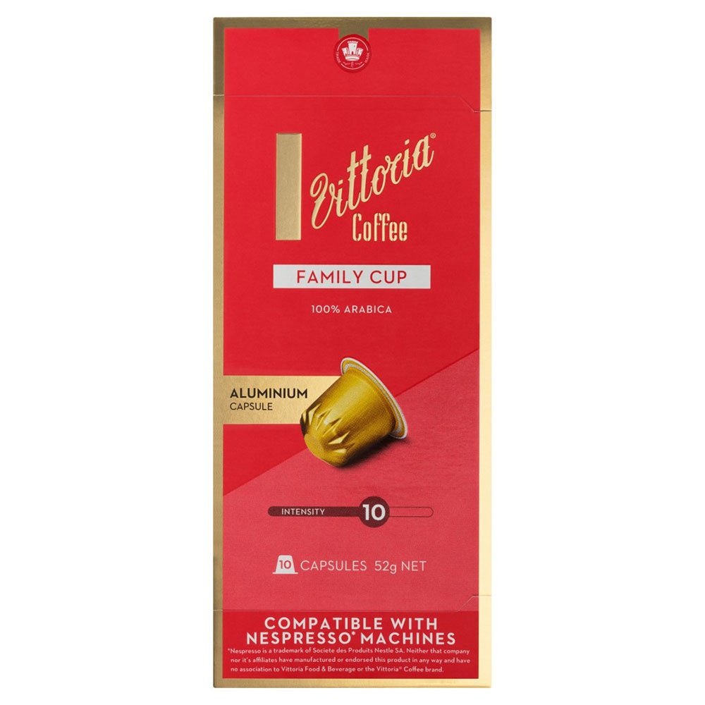 Vittoria Nespresso Compatible Coffee Caps 10 -tallet