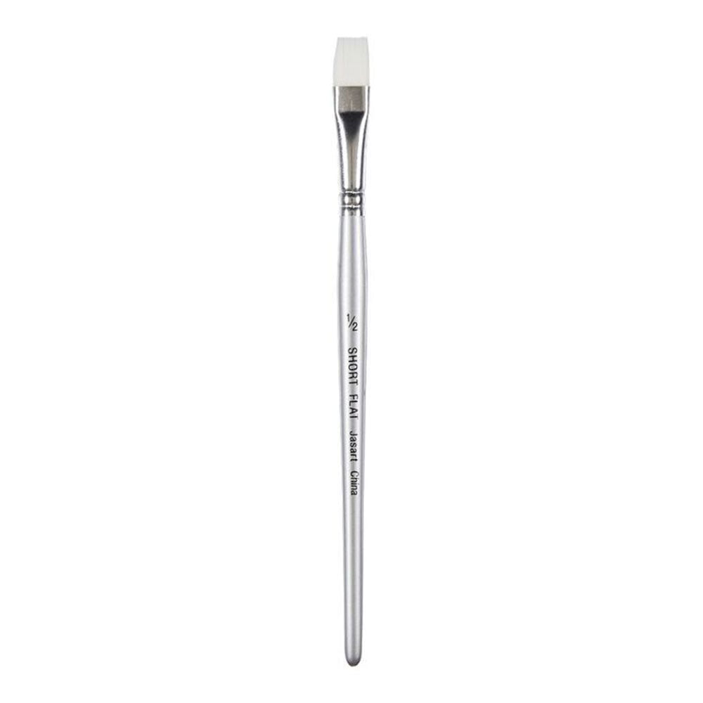 Jasart Taklon Brush plat (blanc)