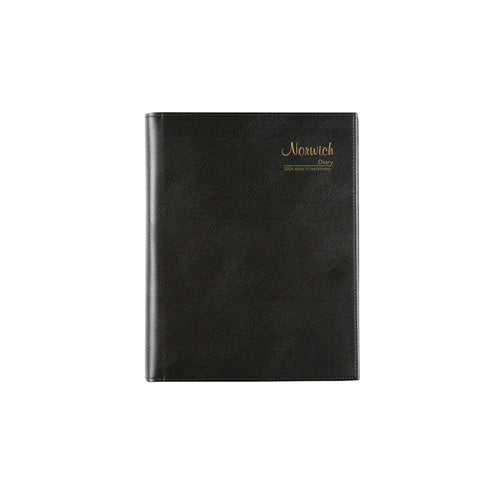 Cumberland Norwich Quarto 2024 Diary (Black)