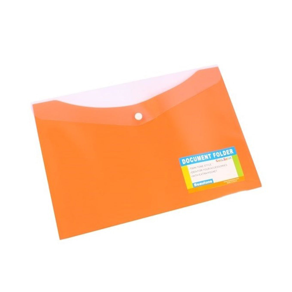 Bantex A4 Document Wallet met knop