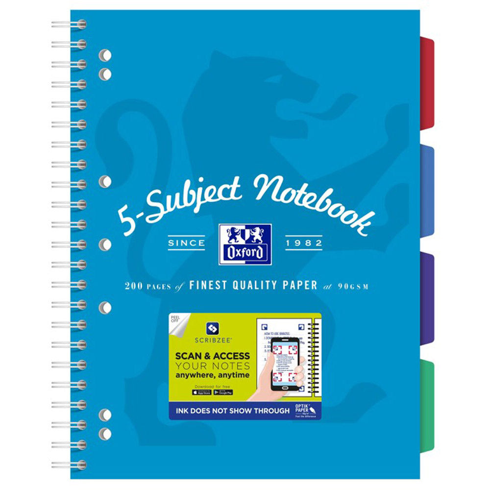 Oxford Scribzee Compatible A4 Subject Book 200pg