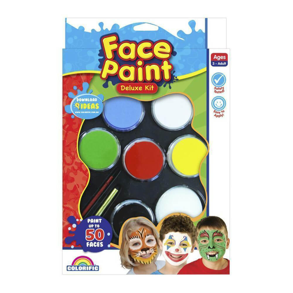 Colorific Face Paint Kit Deluxe