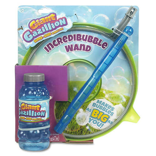 Gazillion Bubbles Giant Bubble Wand (with Solution)