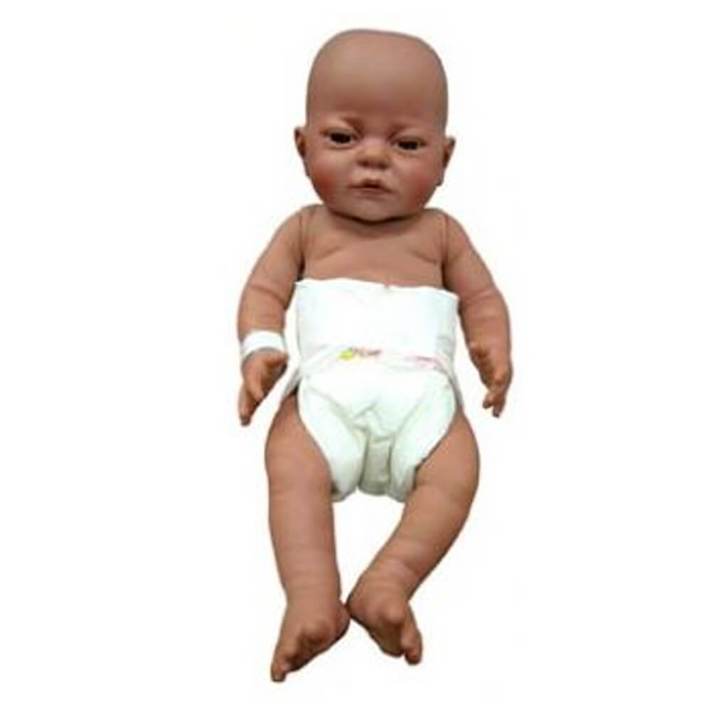 Multicultural New Born Baby Doll Girl avec une couche