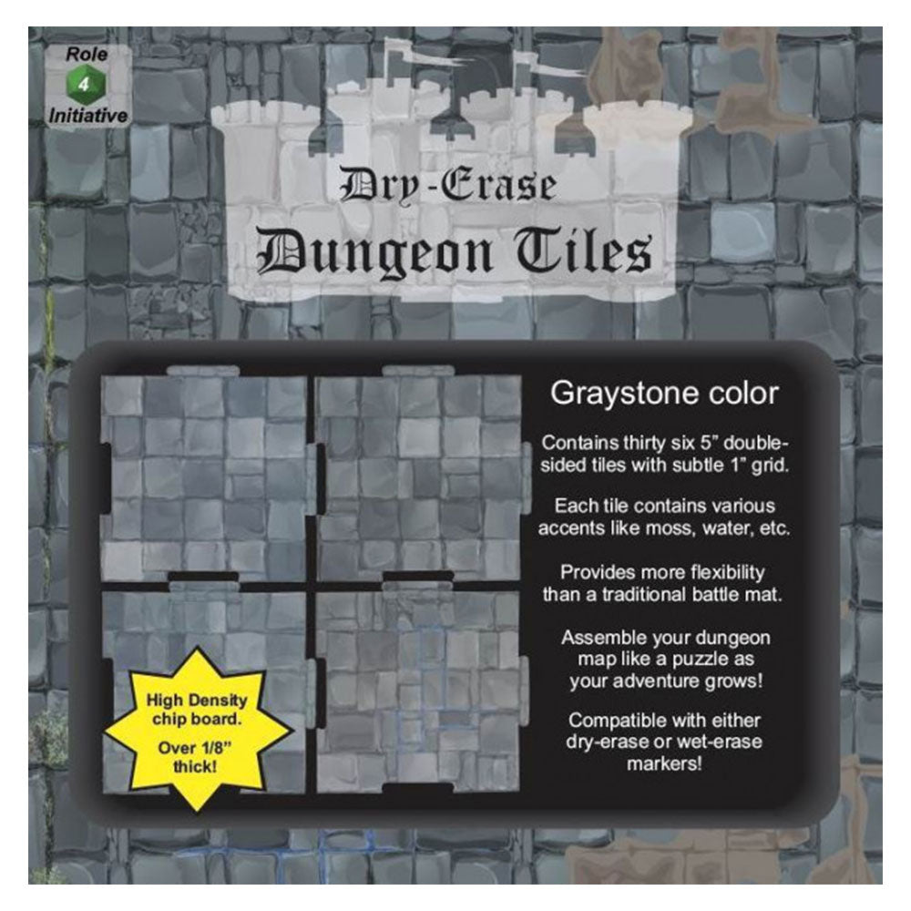  Dungeon-Fliesen Graystone