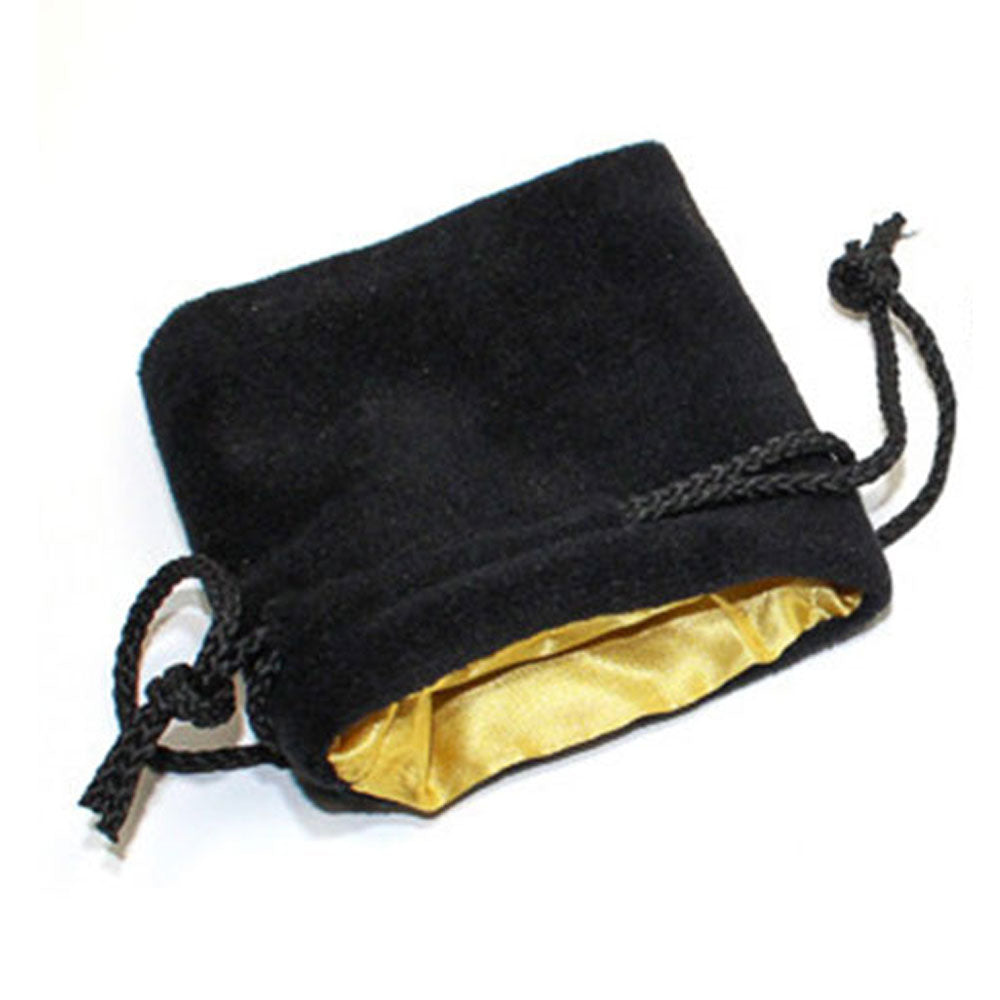 Koplow Small Velvet Dice Bag (zwart)