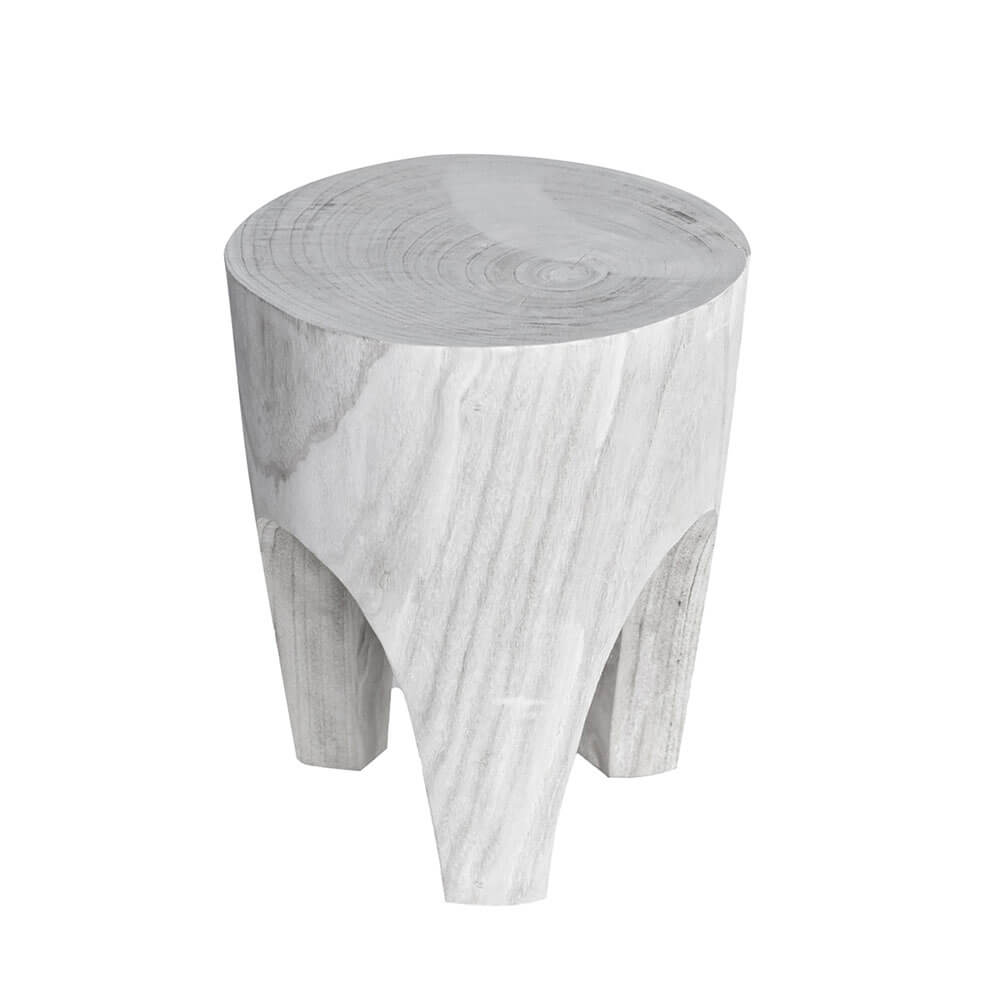 Tabouret en bois Arabella Paulownia (40x32x32cm)