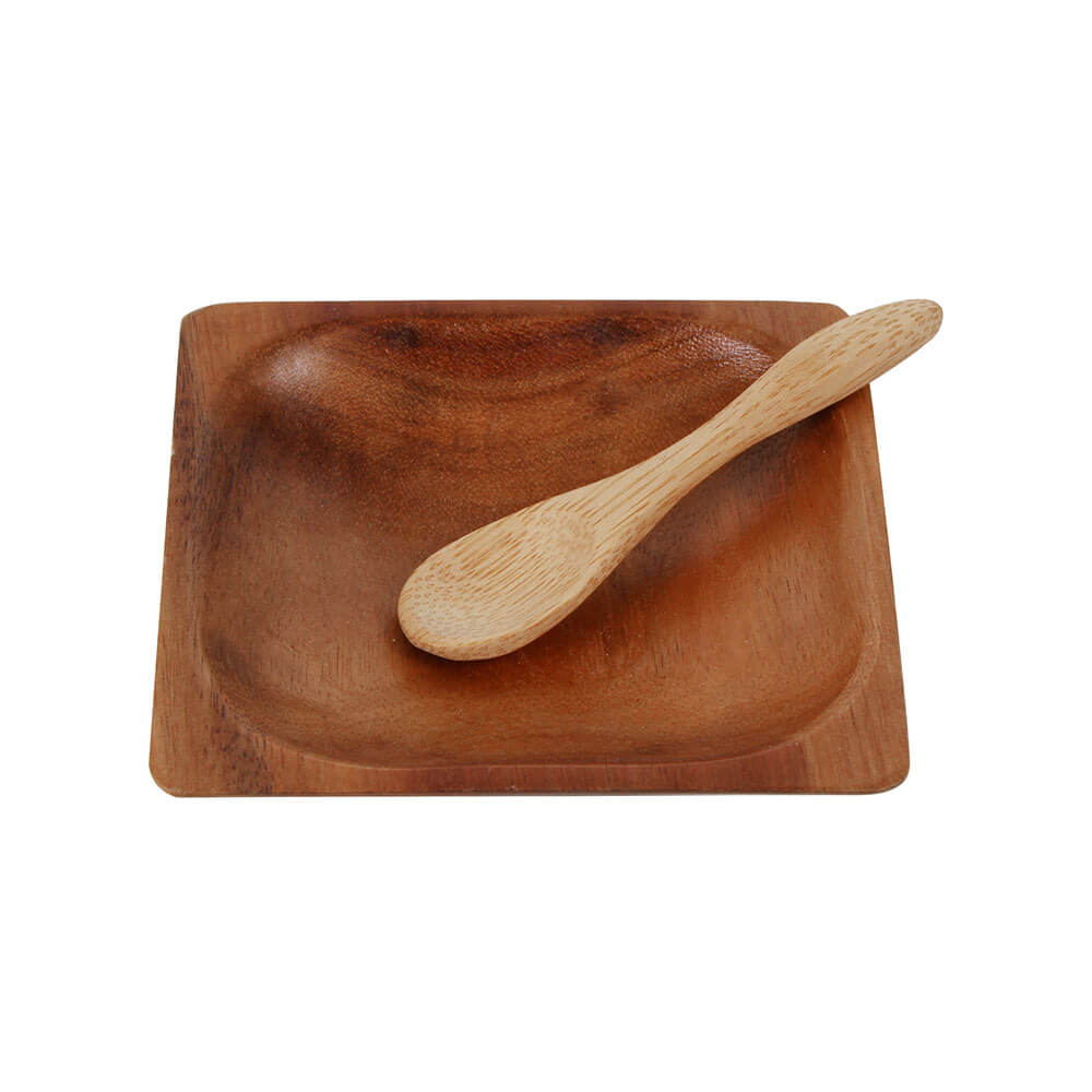 Antonine Acacia Wood Bowl and Spoon