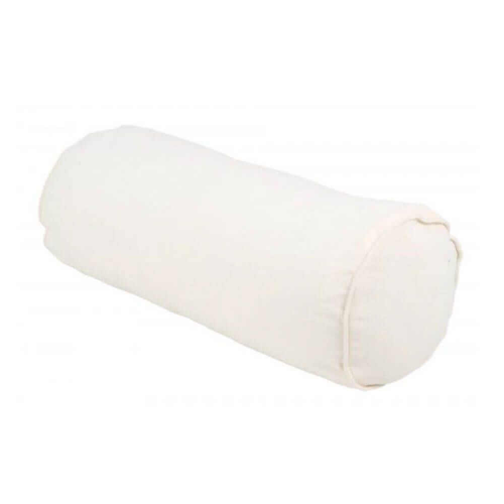 Algodão Cyclinder Cushion com tubulação (50x30cm)