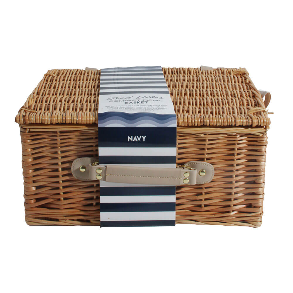 Canasta de picnic de Hamptons Willow (40x28x20cm)