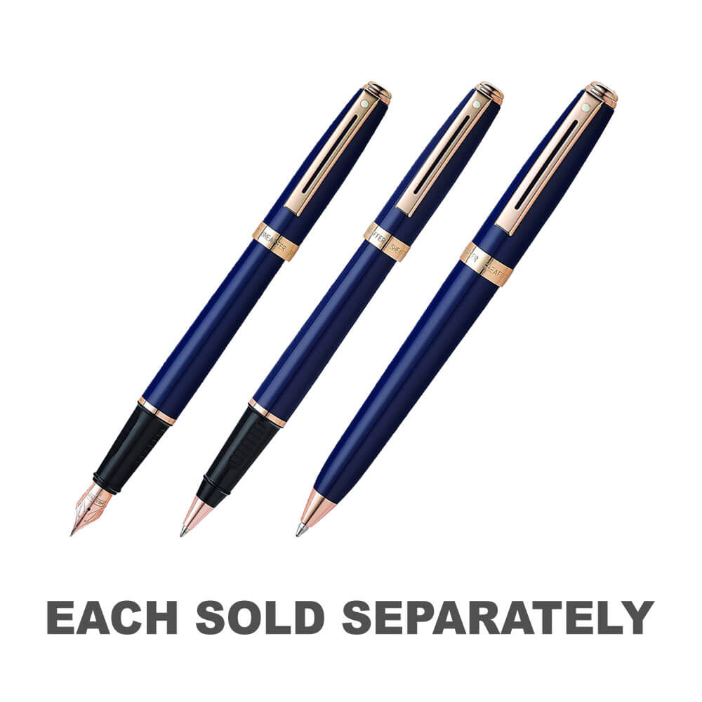 Prelude Cobalt Blue Lacquer/Rose Gold Pen