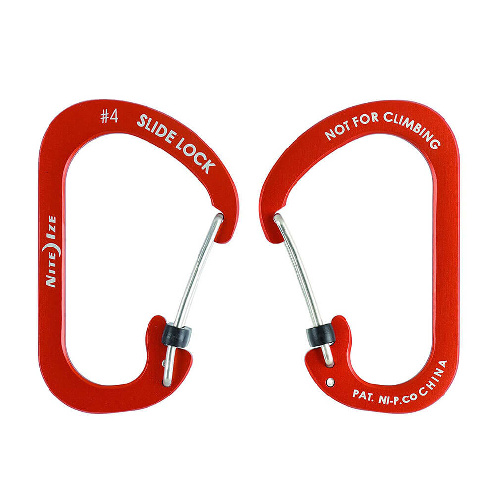 Slidelock karabiner aluminium