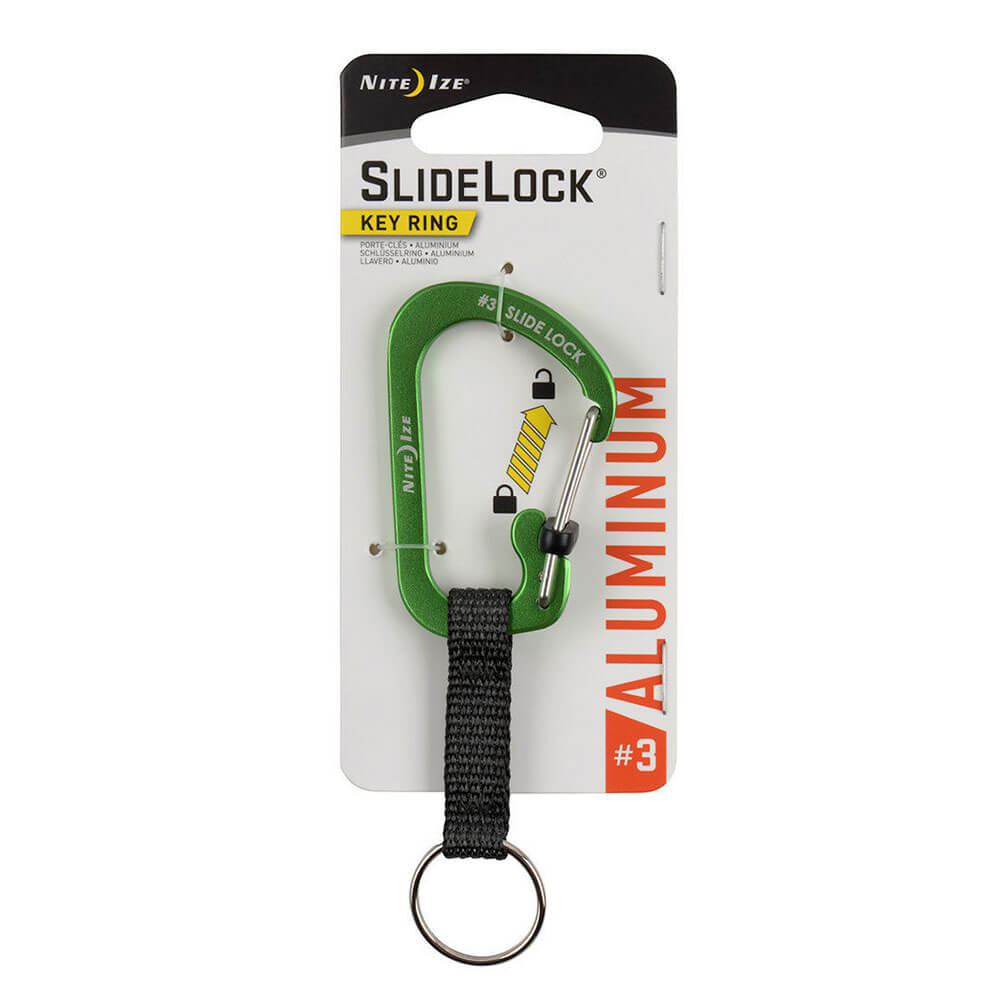 Slidelock sleutelhanger aluminium