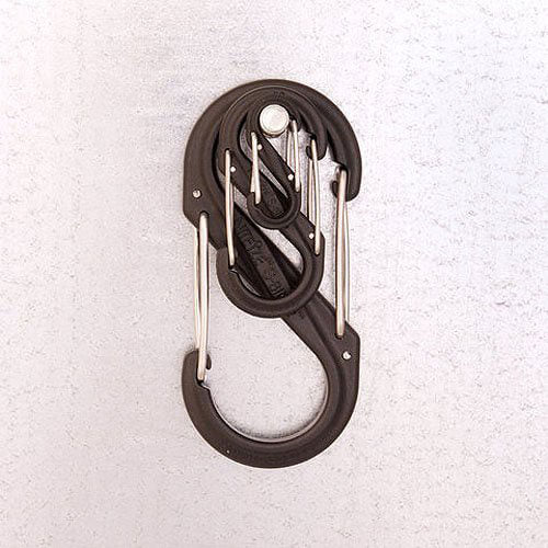 S-Biner Plastic Double Gated Carabiner #10 (Black)