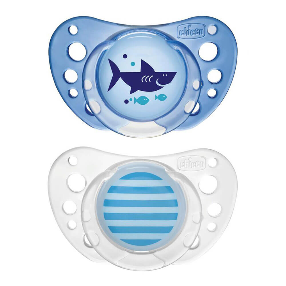 Chicco Latex Physio Air Rubber Pacifier 2PC（Boy）