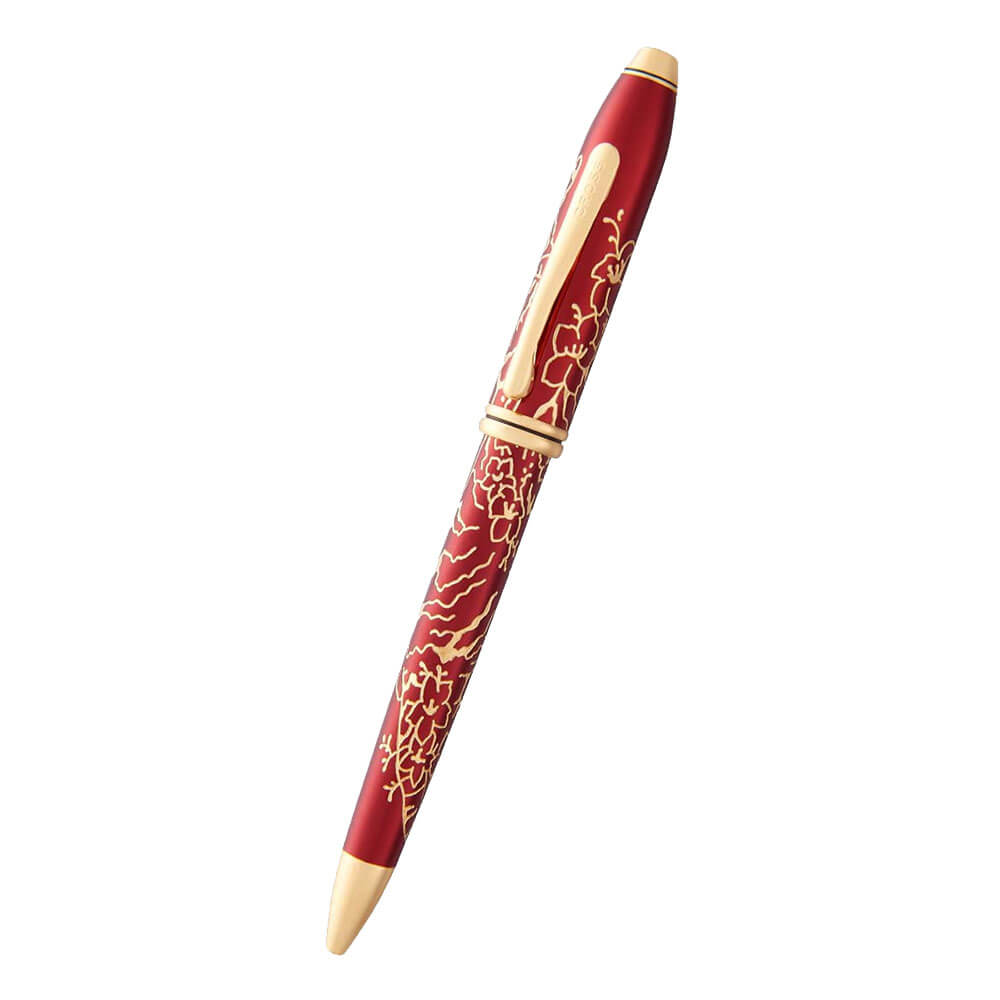 Townsend Plum Lacquer 23ct Zodiac Ballpenn Pen