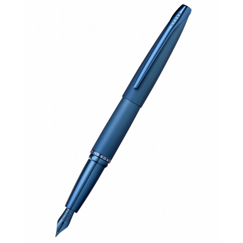 Cross ATX Sandblast Fuente Pen (azul oscuro)