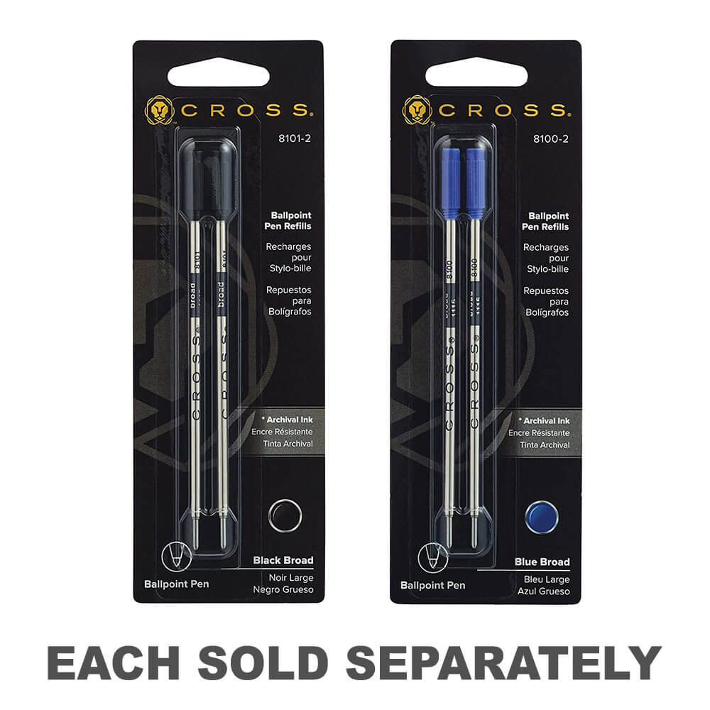 Cross Broad Ballpoint Pen Refill (Pack of 2)