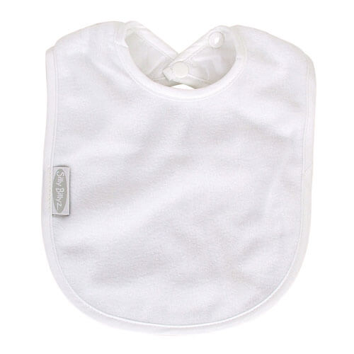 Silly Billyz Fleece Plain Large Bib