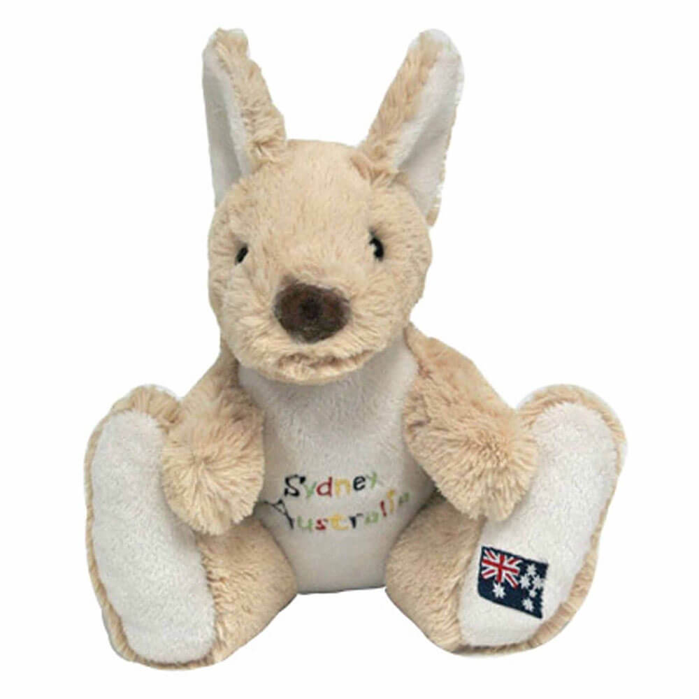 20 cm Kangaroo Plush m/ broderi