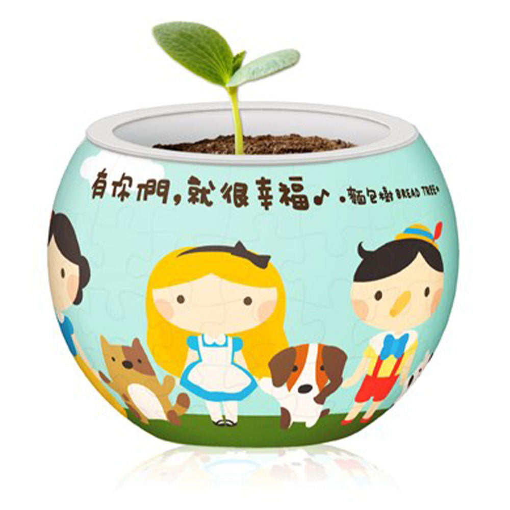 Pinto Flowerpot 3D Puzzle 80pcs 80pcs