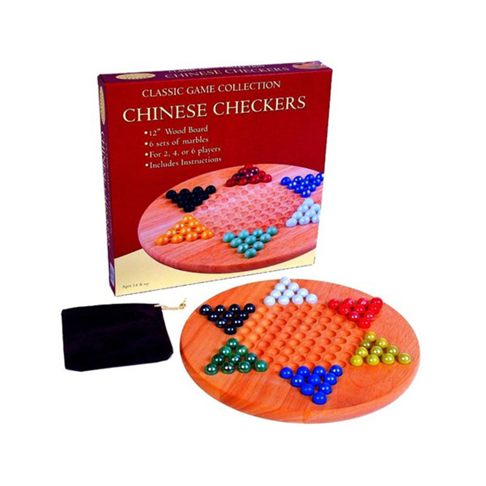  Klassisches chinesisches Dame-Brettspiel aus Holz