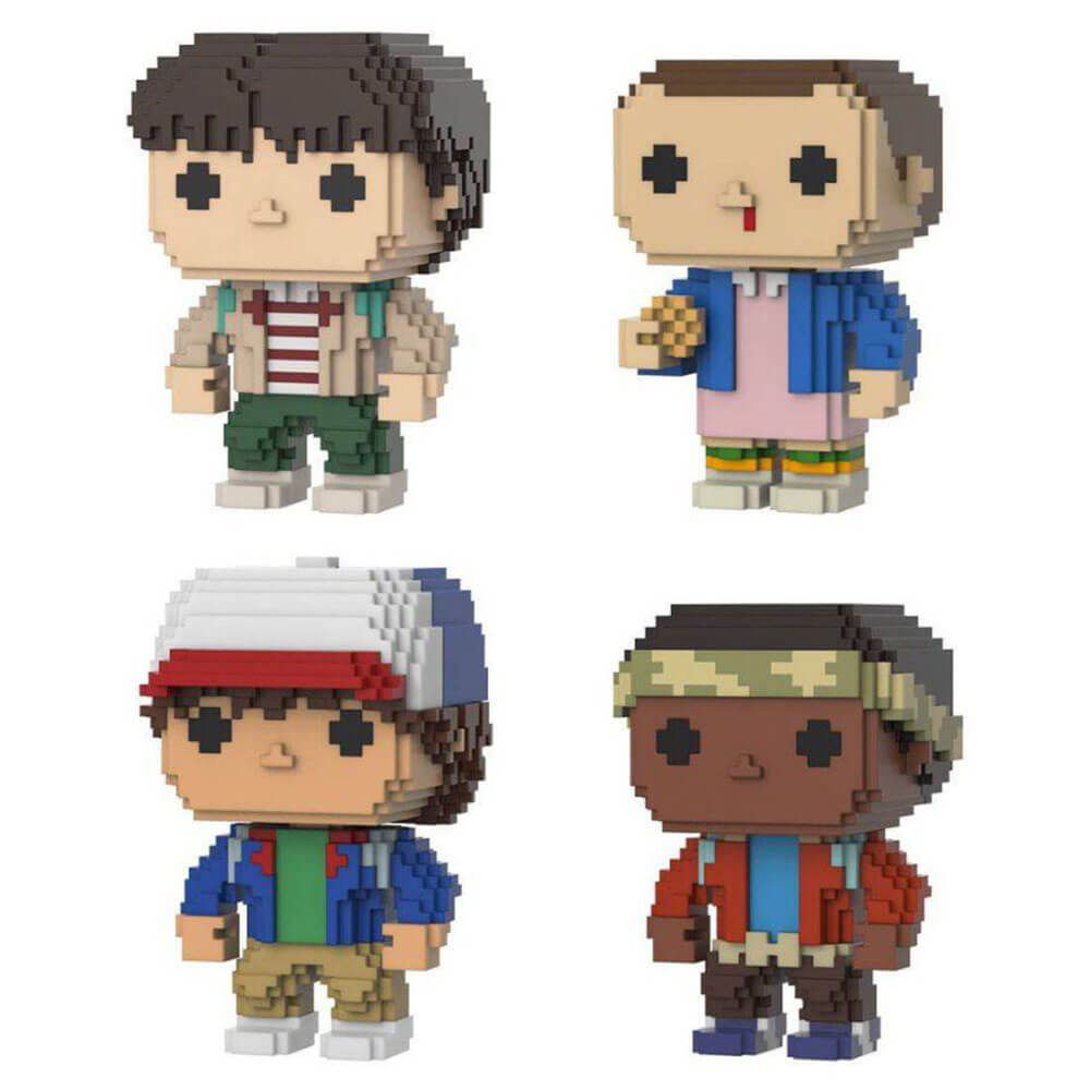 Stranger Things 8-Bit Kids US Exclusive Pop! 4-Pack