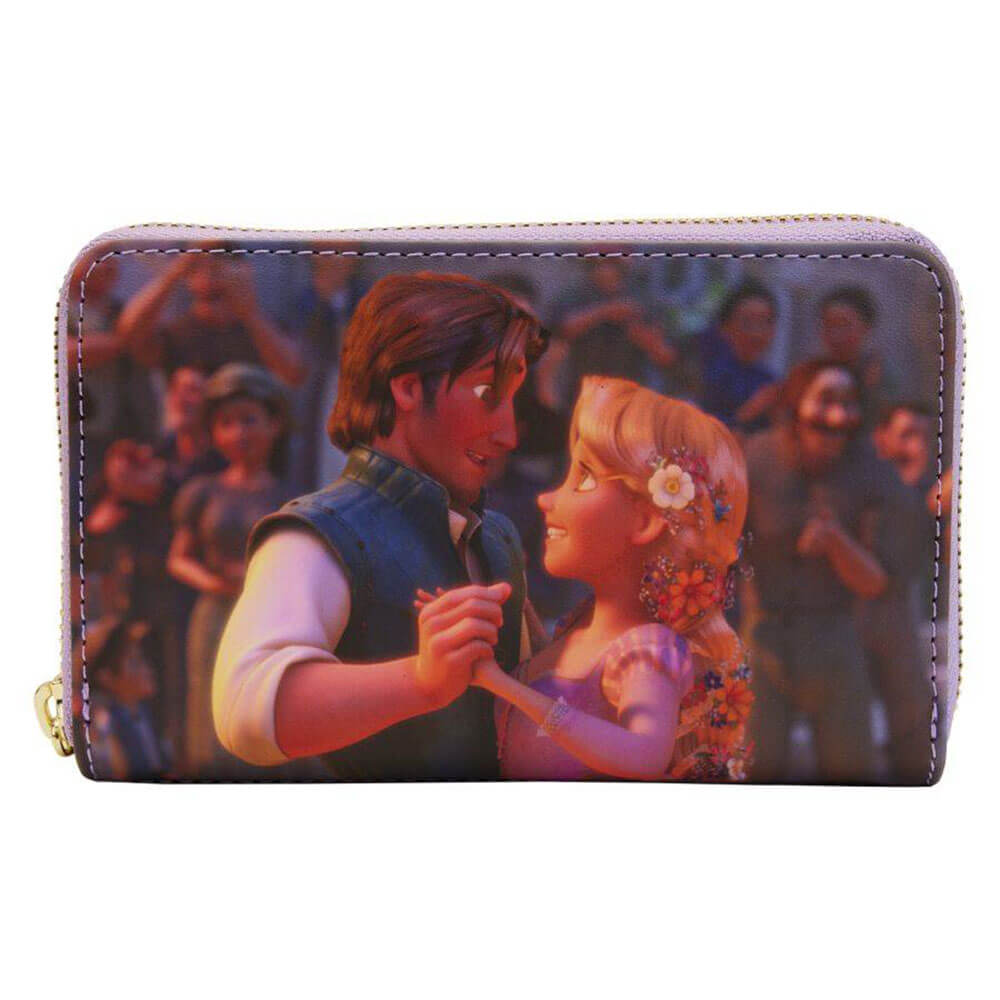 Tangled Princess Scenes Zip Around Purse