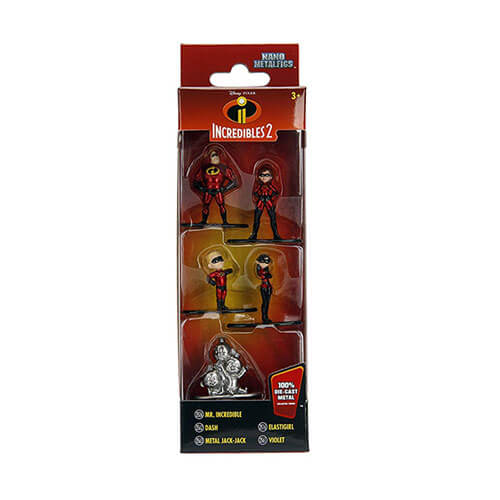 Incredibles Nano Metalfigs 5 Pk