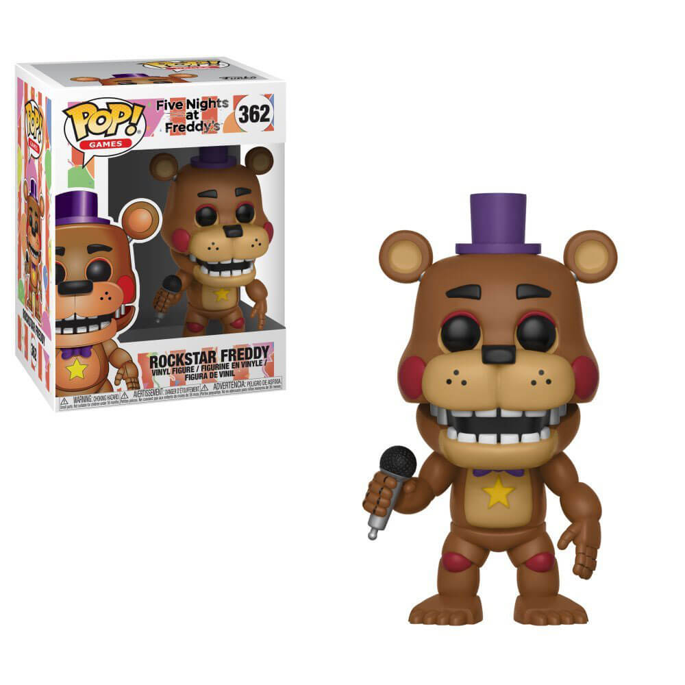 Five Nights at Freddy's Pizza Sim Rockstar Freddy Pop! Vinyl