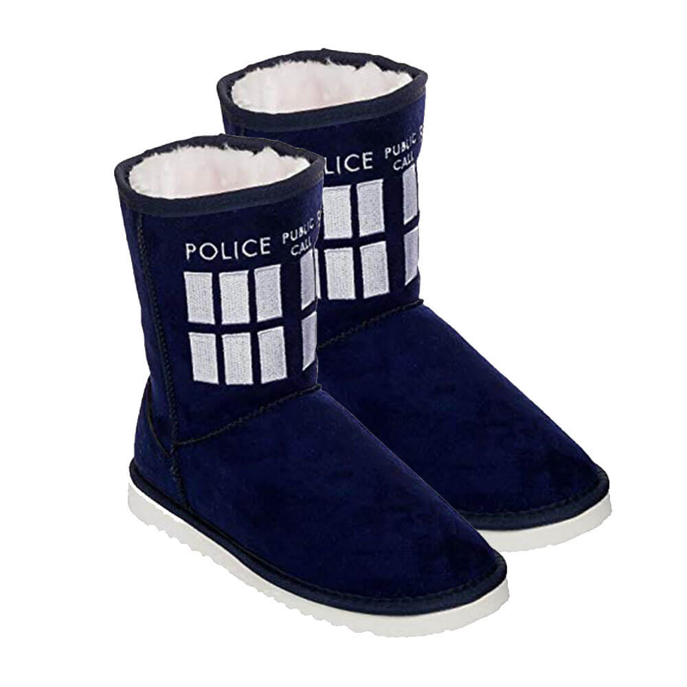  Doctor Who TARDIS Stiefel-Slipper Damen