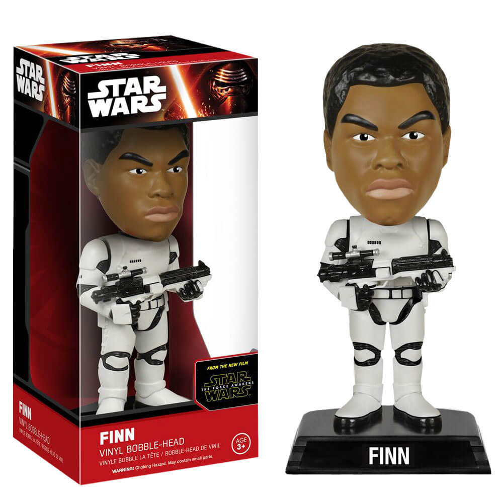 Star Wars Finn Stormtrooper VII Force Awakens Wacky Wobbler