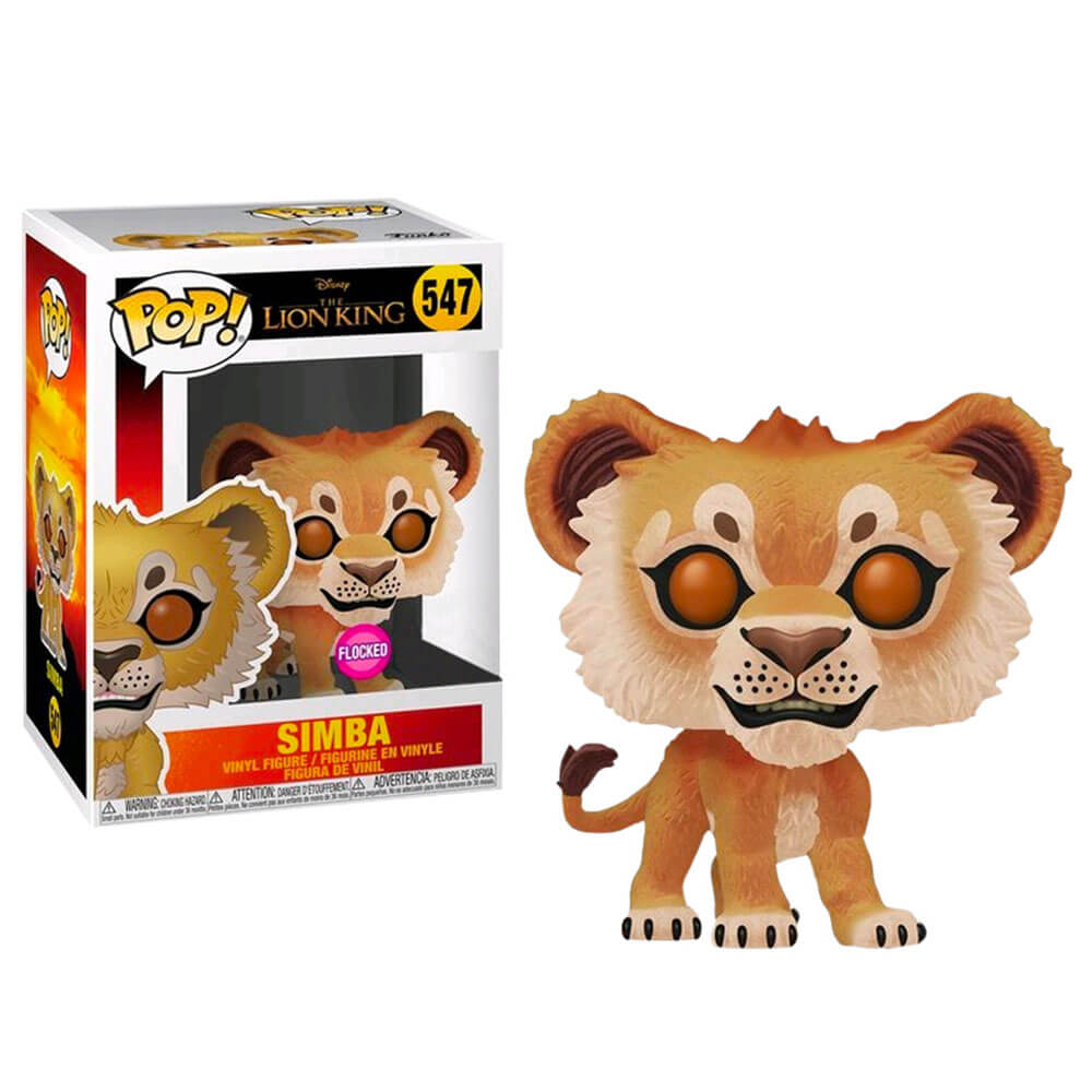 Lion King (2019) Simba Flocked US Exclusive Pop! Vinyl