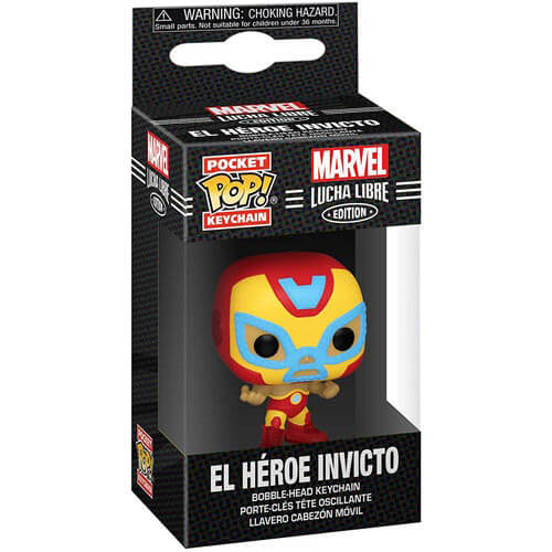 Iron Man Luchadore Pocket Pop! Keychain