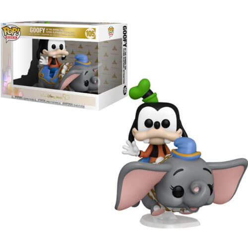 Goofy at Dumbo Ride 50th Anniversary Pop! Ride