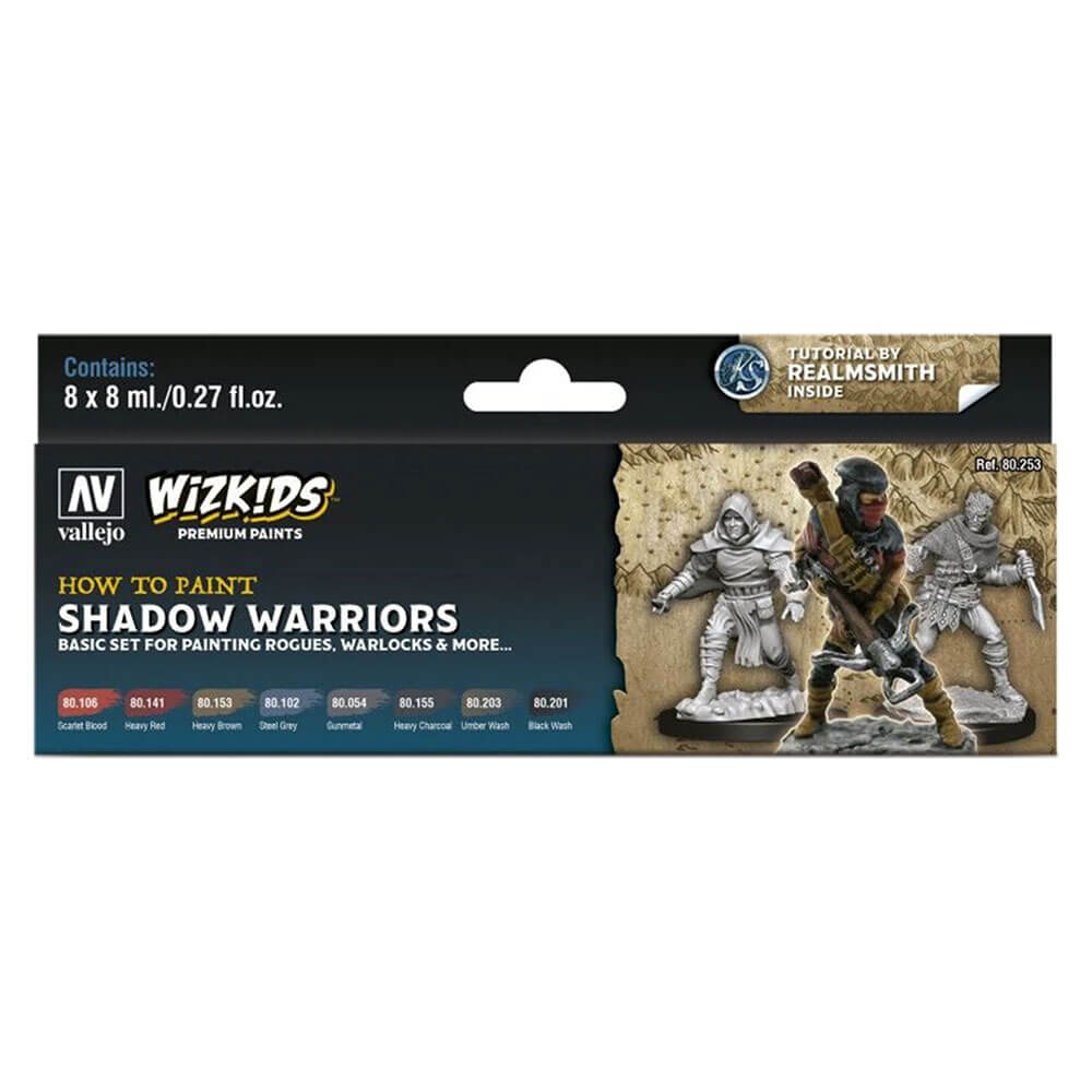 Conjunto de tinta premium de Vallejo Wizkids