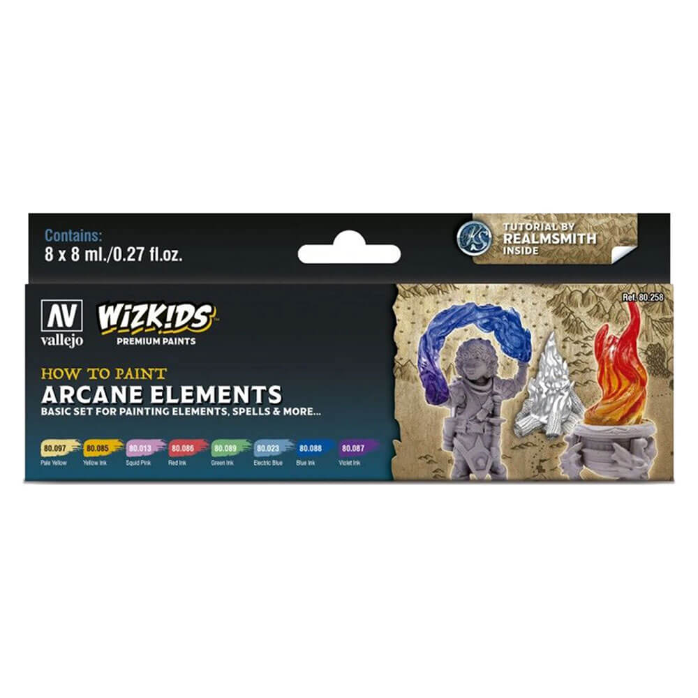 Conjunto de tinta premium de Vallejo Wizkids