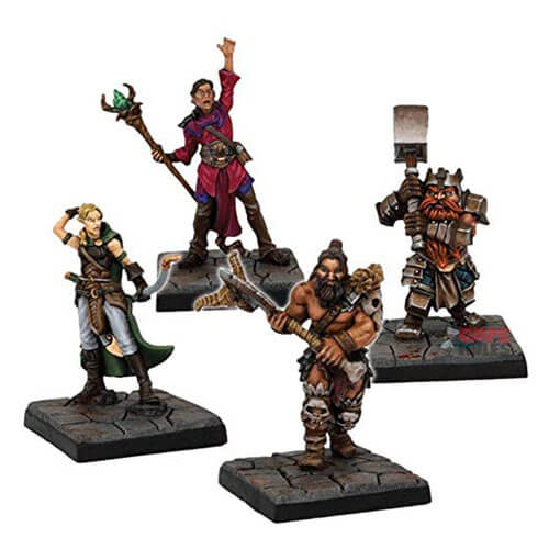 Dungeon Saga Legendary Heroes of Dolgarth Miniatures