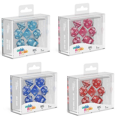 Oakie Doakie RPG Set Speckled Dice 7pcs