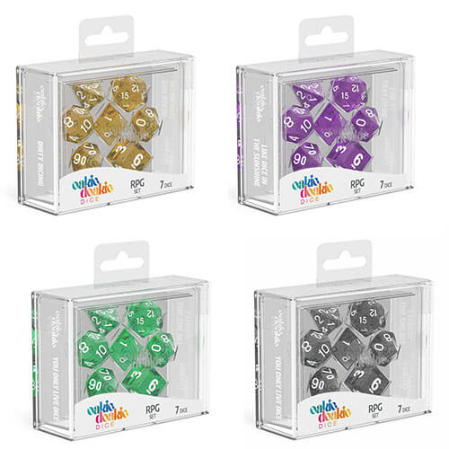 Oakie Doakie RPG Set Speckled Dice 7pcs